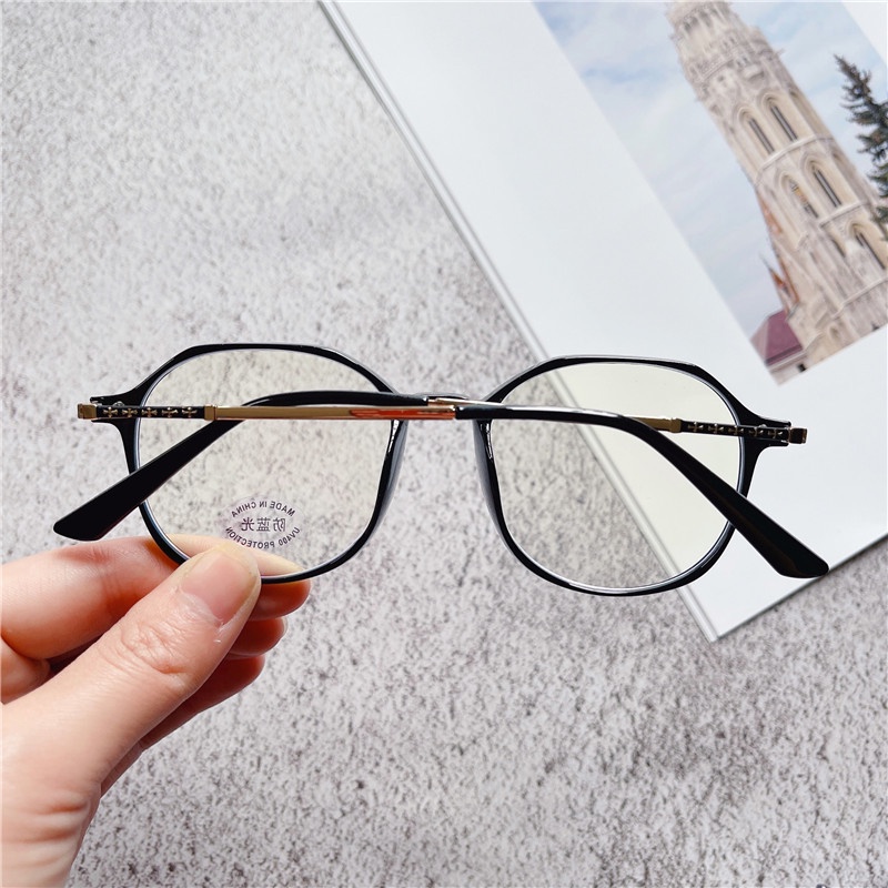 Mắt kính cận VIENDO tròng đổi màu chống ánh sáng xanh phong cách Hàn Quốc cho nam nữ