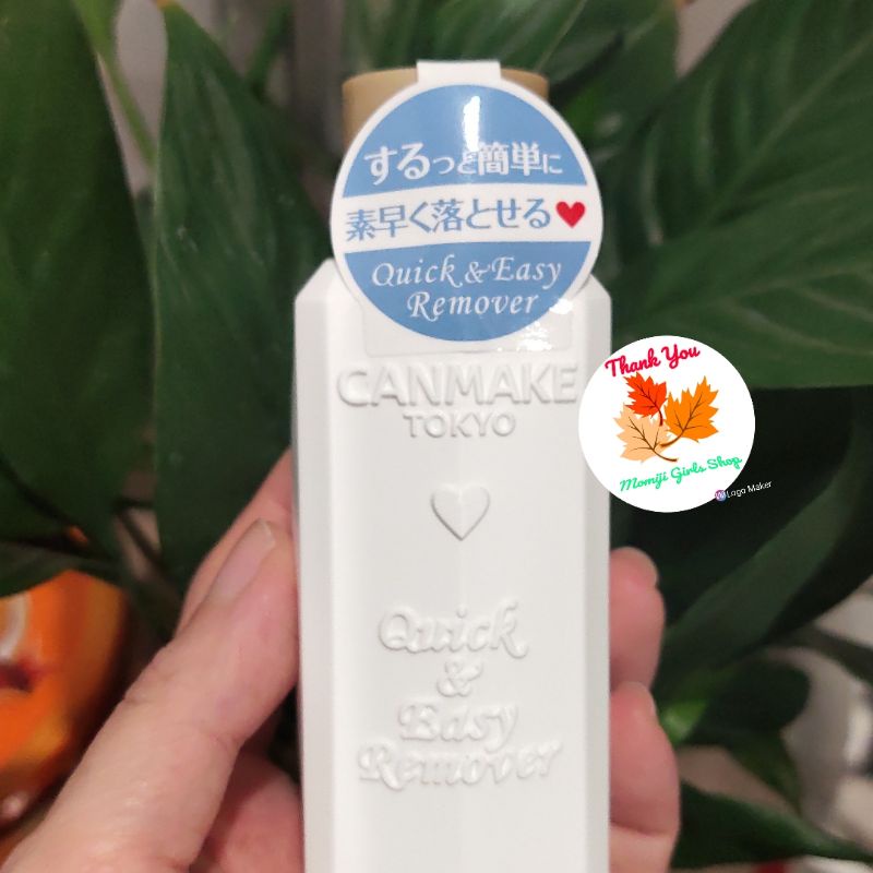 Nước tẩy sơn móng tay CANMAKE Quick&Easy Remover 100ml