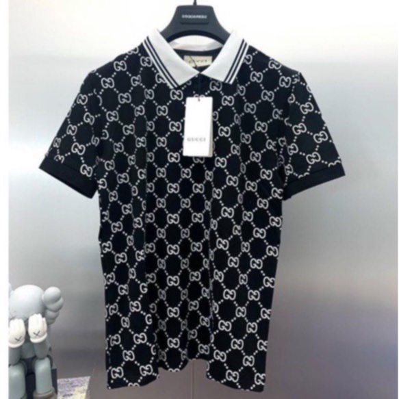 Áo polo GUCCI in dập nổi siêu chất,áo polo nam hót nhất chất đẹp thoáng mát cho mùa hè