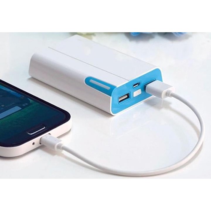 Sạc pin dự phòng 2 đầu sạc USB 8400mAh - BẢO HÀNH 1 ĐỔI 1