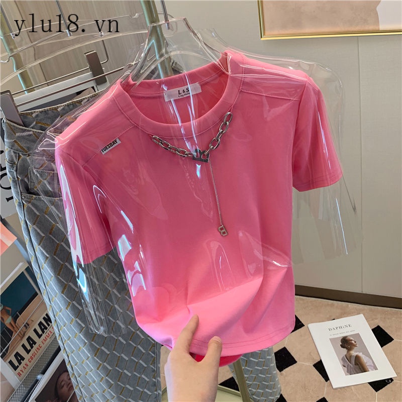 Áo Thun Cotton Nguyên Chất Tay Ngắn Phong Cách Mới Mùa Hè 2022