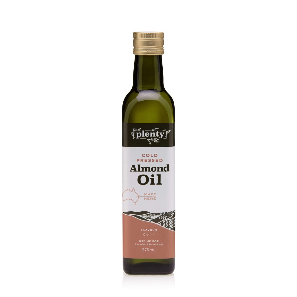 Dầu Hạnh Nhân Nguyên Chất Ép Lạnh PLENTY FOODS Pressed Purity - Coldpressed Almond Oil - Chai 250ml