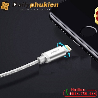Cáp sạc Iphone Lightning 2m bọc lưới UGREEN 30586 dailyphukien