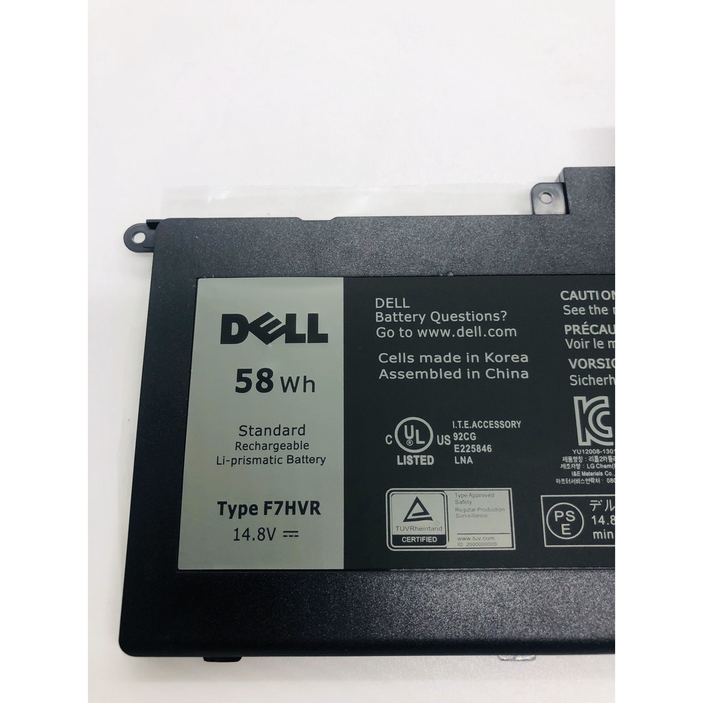 Pin Laptop Dell Inspiron 15 7537 Dell Insprion 17 7737 Series Mã Pin F7HVR -56Wh Hàng có logo Dell – Bảo Hành Toàn Quốc