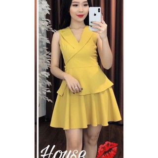 Đầm xòe kèm quần 68