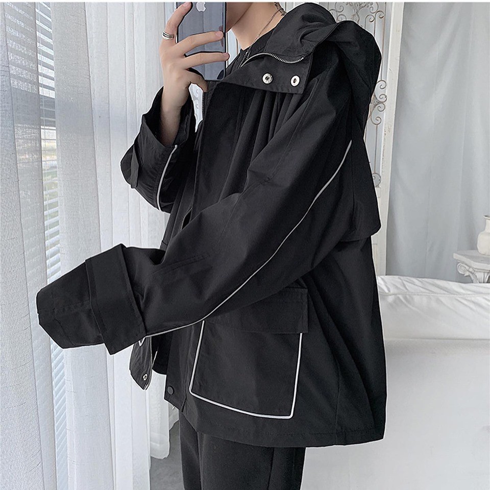 Áo Dù Viền Tay unisex | BigBuy360 - bigbuy360.vn