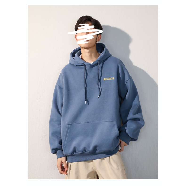 (Hàng Mới)Áo Hoodie Mũ Trùm Đầu Phối 2 Lớp Siêu Dày Dặn Phong Cách MANCH Cá Tính Mạnh Mẽ Nỉ Ngoại Dày Dặn Ấm Áp Mùa Đông