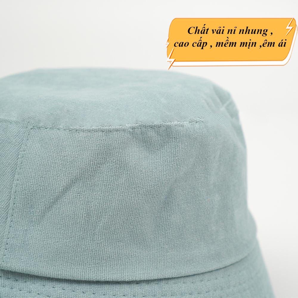 Mũ tai bèo vành cụp BUCKET ❤️ Nón bucket Thêu chữ Memorie vành cụp phong cách Ulzzang unisex 210
