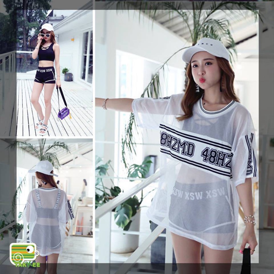 (Lẻ) BỘ ĐỒ BƠI BỘ BIKINI BỘ ĐỒ TẮM BIỂN 3 MẢNH CÓ ÁO REN TRẮNG KHOÁC NGOÀI HIT HOT (ảnh thật)
