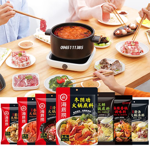 Gia Vị Lẩu Thái Tomyum Haidilao Chua Cay 210g