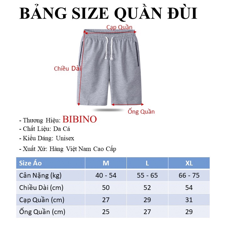 Quần đùi nam mặc nhà chất liệu thun da cá form rộng unisex big size kiểu dáng quần short nam thể thao cao cấp BIBINO