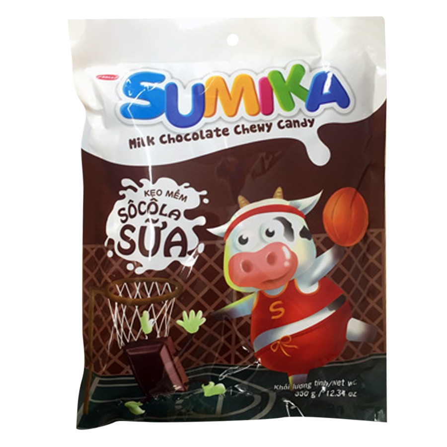 Kẹo Mềm Sữa Dâu / Sôcôla / Sữa Sumika Gói 350g