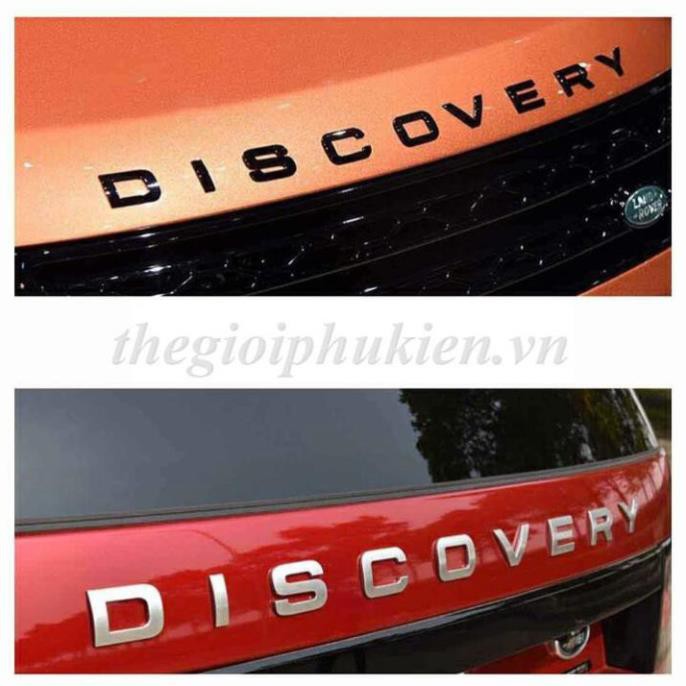 Logo chữ DISCOVERY 3D nổi dán trang trí Ô tô( hàng chất ) - D-Shop