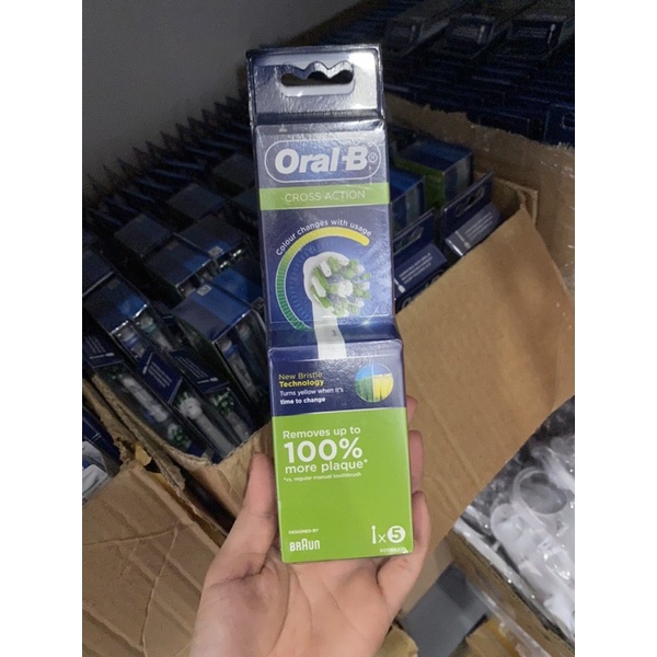 Đầu bàn chải điện Cross Oral b chính hãng lẻ đầu, set 2, 3,4,5,6