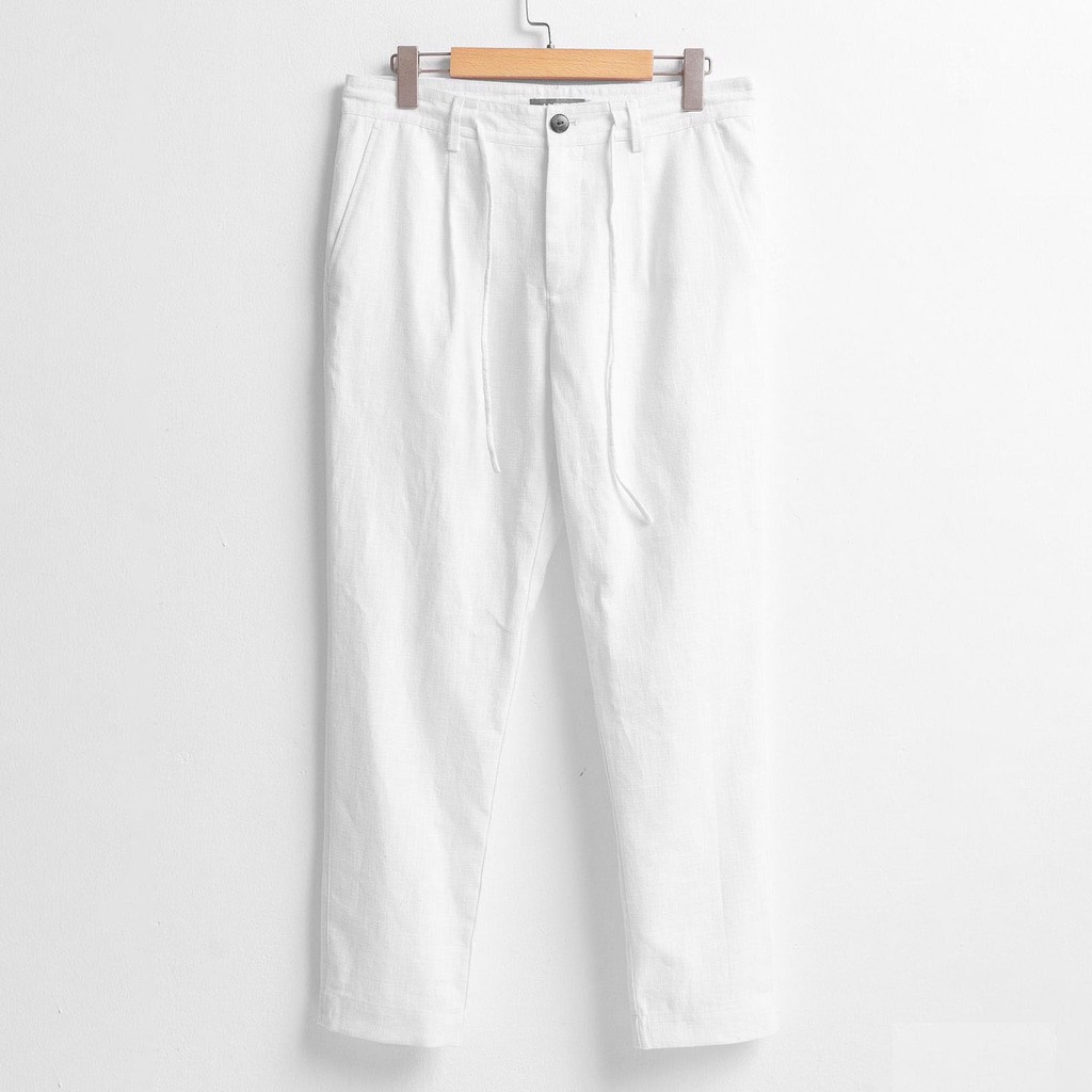 Quần Đũi Nam Dài Ống Suông, Cạp Chun ,Khuy Cài Lịch Lãm  - Quần Đũi Dài Nam Vải Đũi Xước Mềm Mát Thời trang nam