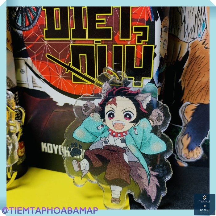 MÓC KHÓA NHÂN VẬT KIMETSU NO YAIBA CỰC KUTE DỄ THƯƠNG