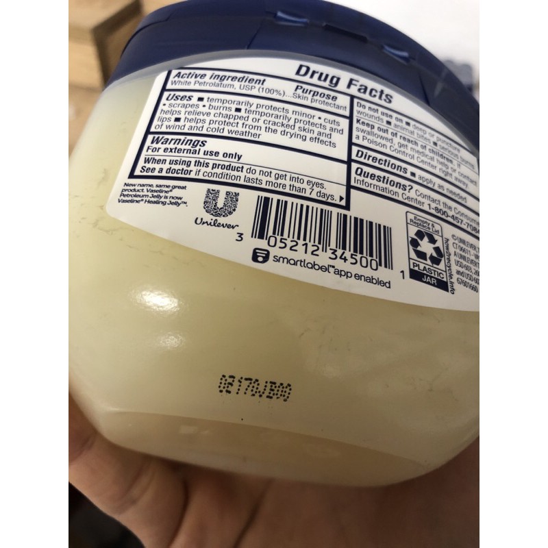 Sáp dưỡng ẩm Vaseline 368g