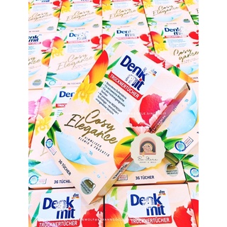 GIẤY THƠM QUẦN ÁO DENKMIT Nội địa Đức (Hộp 36 tờ)
