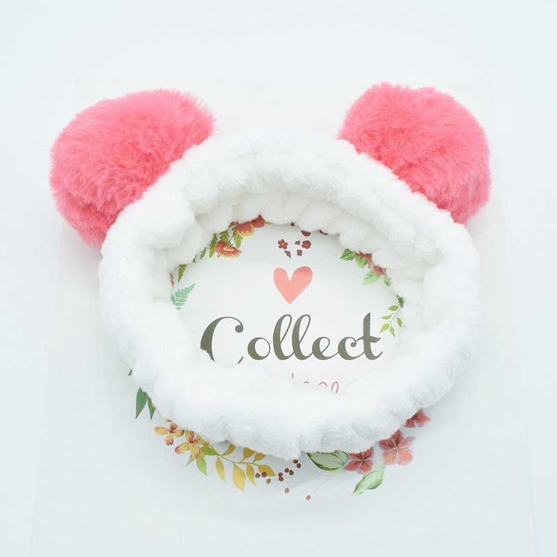 Băng Đô Cài Tóc Hình Gấu Trúc Dễ Thương Phong Cách Hàn Quốc