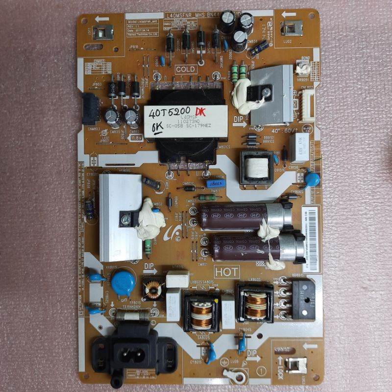 Bo mạch Samsung 40J5200DK,40J5250DK,bo xử lý,khiền,main chính,chủ