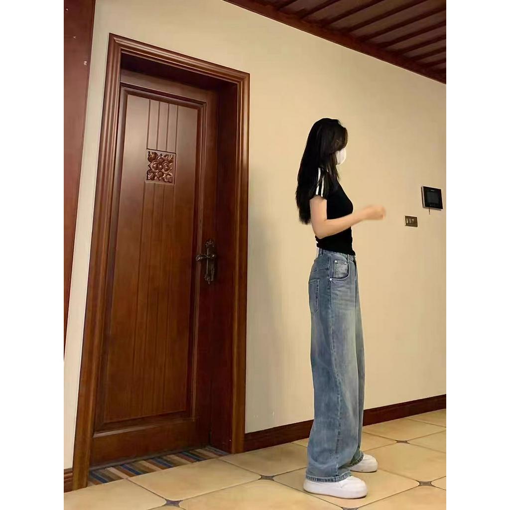 Áo Thun Nữ Ngắn Tay Cổ Tròn Sọc Ngang Thời Trang