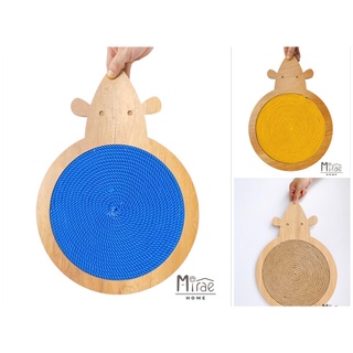 Bàn cào móng cho mèo bằng gỗ MDF, dây thừng chắc chắn, giúp mèo cào móng, xả stress Mirae Home