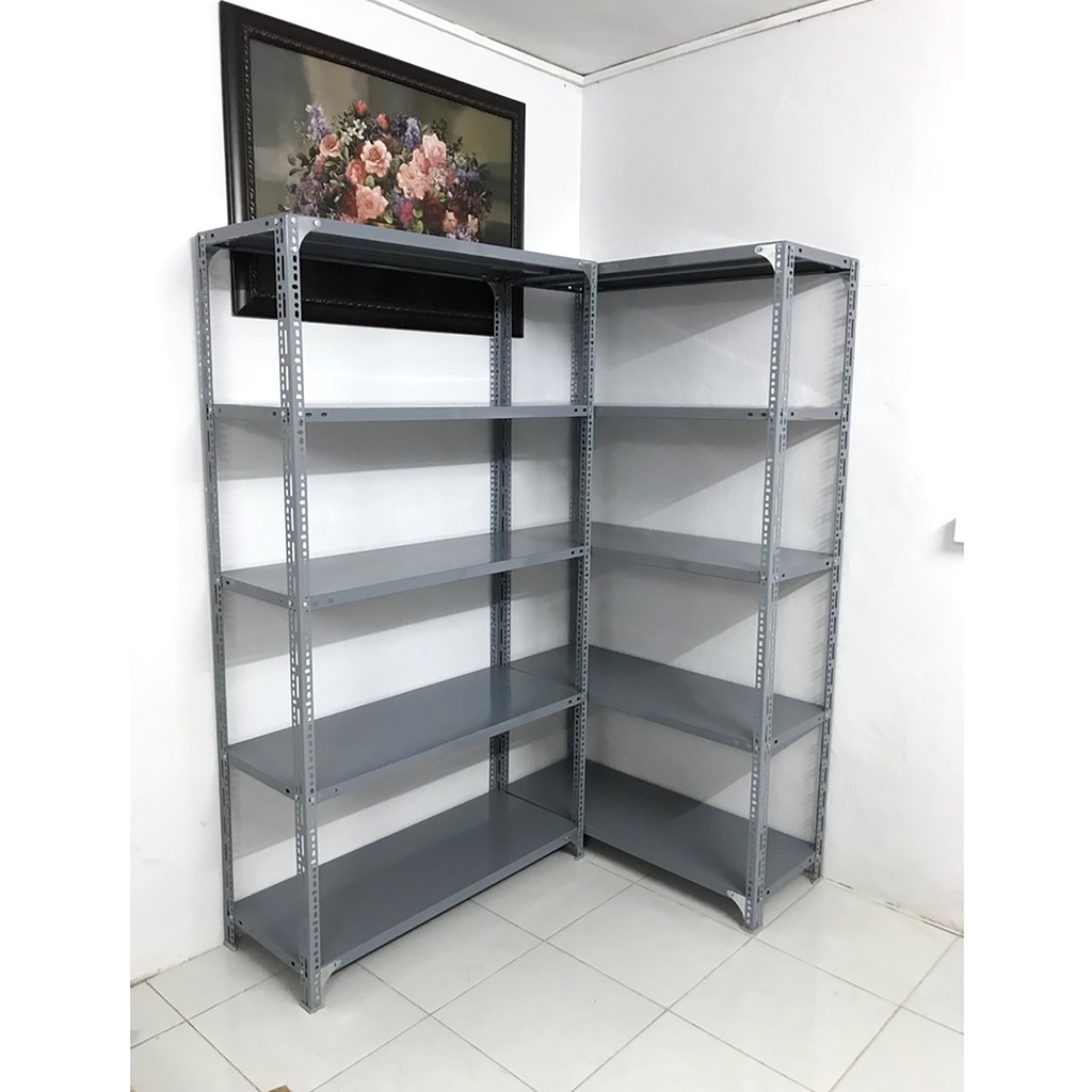 Kệ Sắt Để Hàng V Lỗ Đa Năng D 1,2 x Rộng 0,3 x Cao 1,5-2m x 4,5 Tầng Lắp Ghép Để Đồ