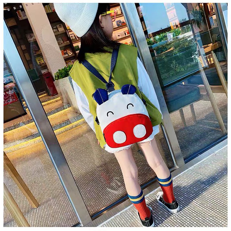 Balo Mẫu Giáo Hình Heo Đeo 2 Kiểu Thời Trang Và Tiện Lợi Cho Bé Trai Bé Gái