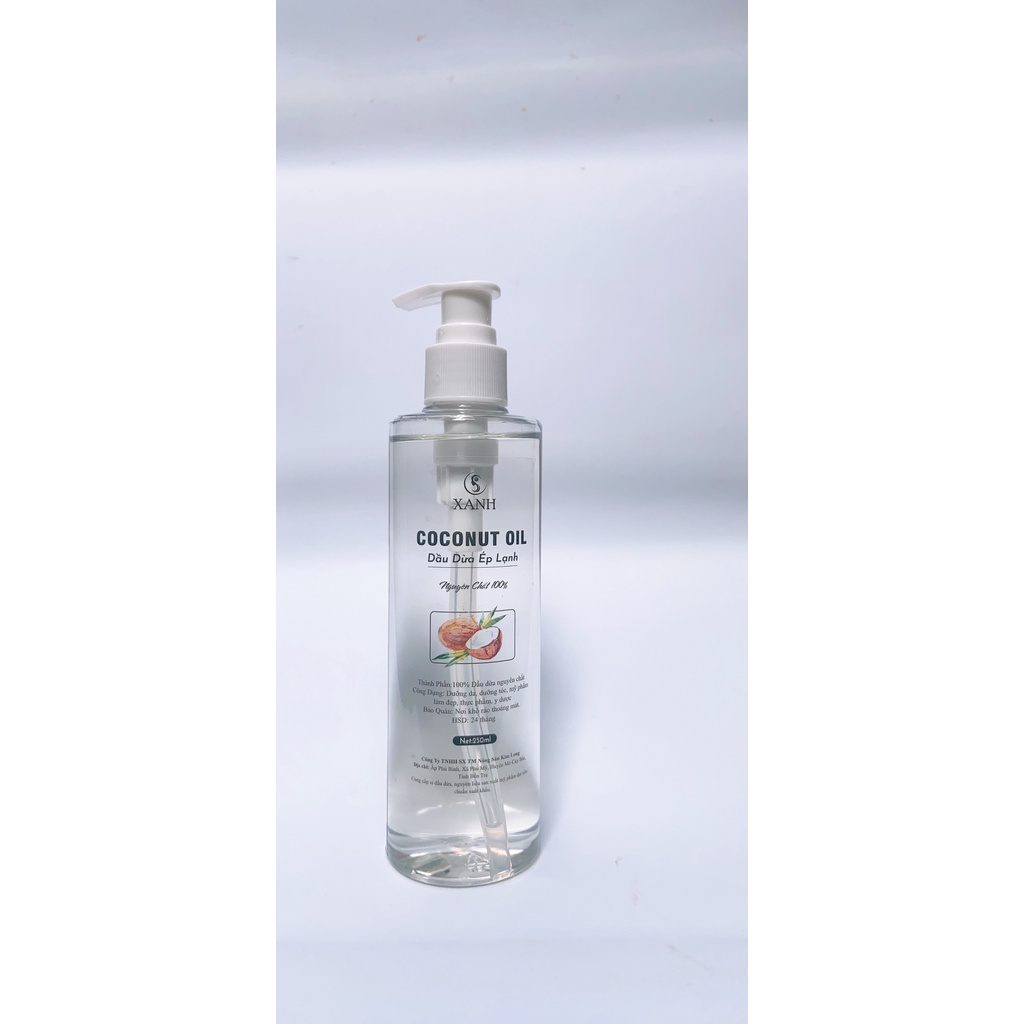 Dầu dừa ép lạnh hữu cơ nguyên chất dưỡng da, dưỡng tóc hiệu quả