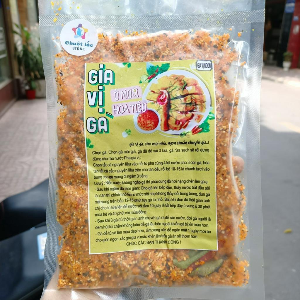 Gói Gia vị ủ muối 300gr dùng làm gà ủ muối, tai heo, chân giò ủ muối