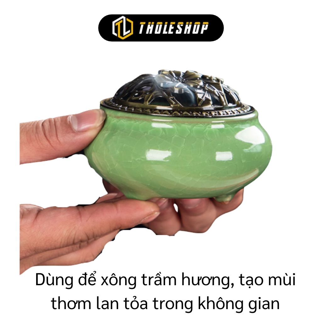 Lư Đốt Trầm - Lư Xông Trầm Hương , Nhang Thanh Tẩy Không Khí, Thanh Tịnh 6792