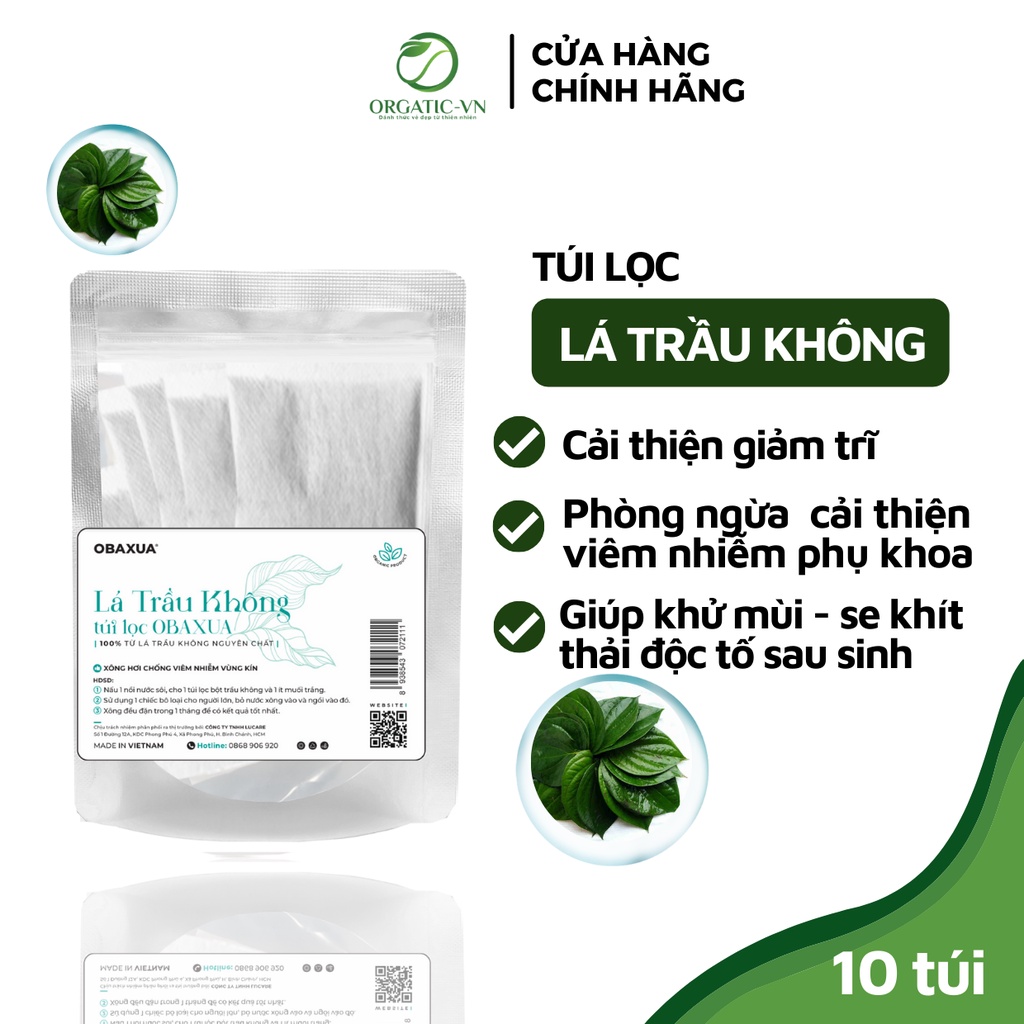 BỘT LÁ TRẦU KHÔNG (DẠNG TÚI LỌC) - OBAXUA