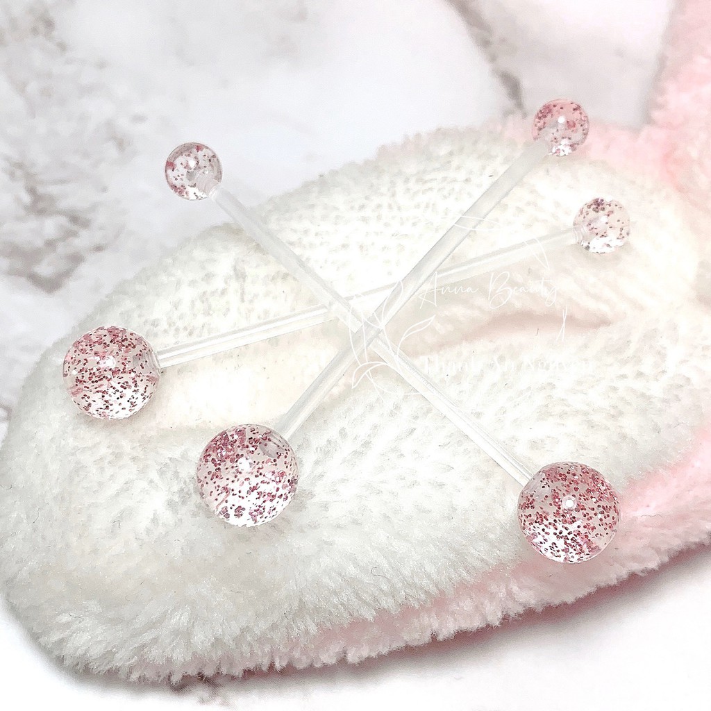 Khuyên rốn dành cho những bạn bầu bí bằng nhựa sinh học JOLLY không gây kích ứng da xỏ khuyên