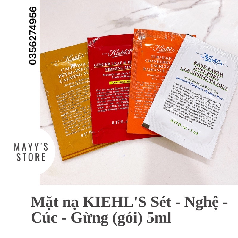 Mặt Nạ KIEHL'S Đất Sét - Nghệ - Cúc - Gừng Sample