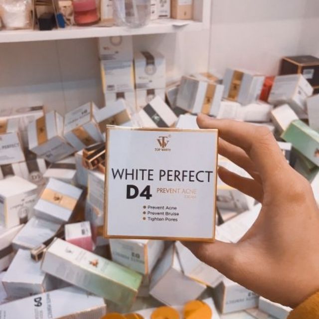 Kem Top White D4 mẫu mới 2020