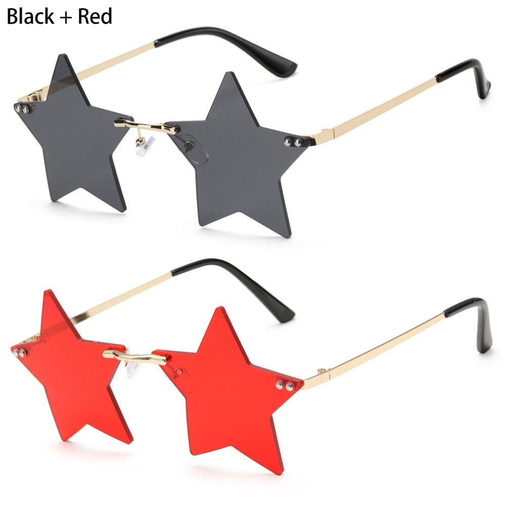 Kính mát hình ngôi sao vui nhộn dễ thương nhiều màu sắc độc đáo cho nam và nữ