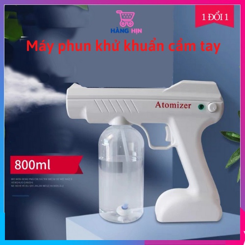 Máy khử khuẩn cầm tay Atomizer - Súng xịt khử khuẩn nano, diệt sạch vi khuẩn - Bảo hành 6 tháng