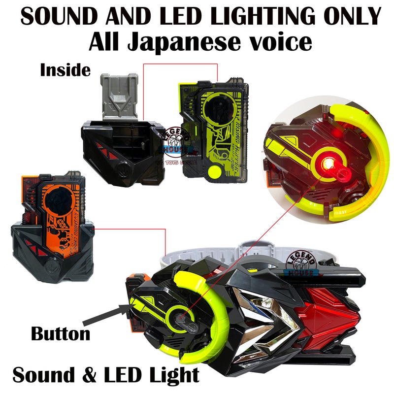 Móc Khóa Dây Đai An Toàn Phong Cách Kamen Rider Zero One Belt 01 DX