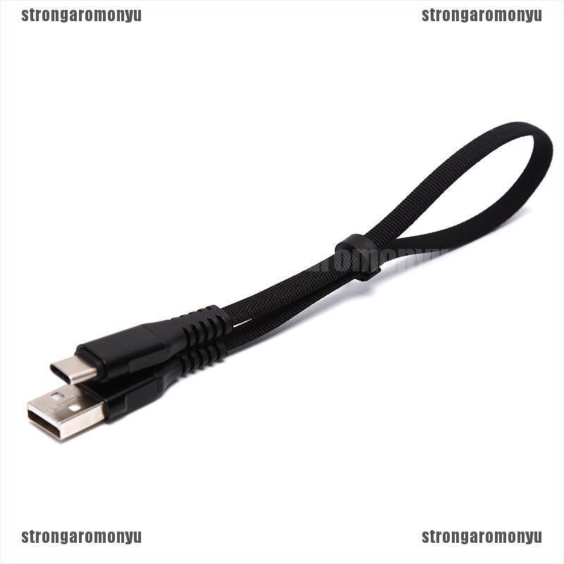 Cáp Sạc Nhanh Micro USB Type-C 2.4A Dài 30CM