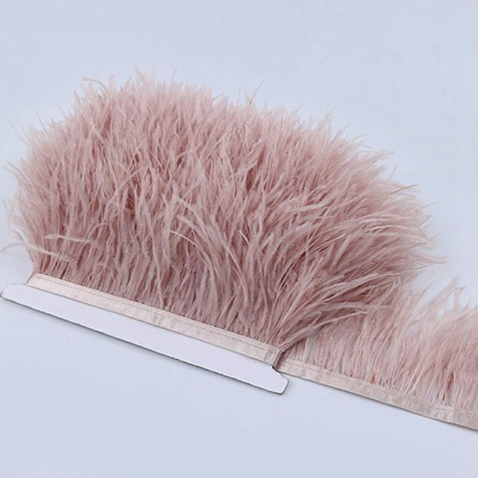 Lông Vũ Đà Điểu Dài 1 / 2M 8-10cm Trang Trí Nhà Cửa / Tiệc Cưới