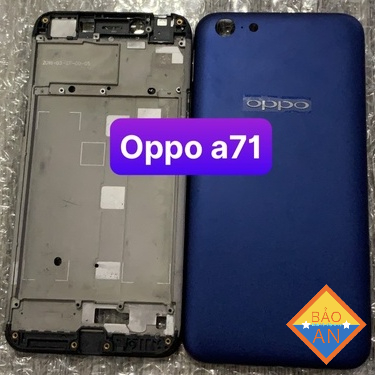 BỘ VỎ THAY THẾ DÀNH CHO OPPO A71-2018 ZIN ( SƯỜN CHÂN SẠC NHỎ )