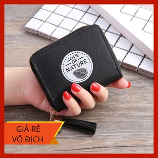 (HOT TREND) Ví Nữ Ngắn Cầm Tay V15 Nhỏ Gọn Xinh Xắn Da PU Cao Cấp Thời Trang Hàn Quốc