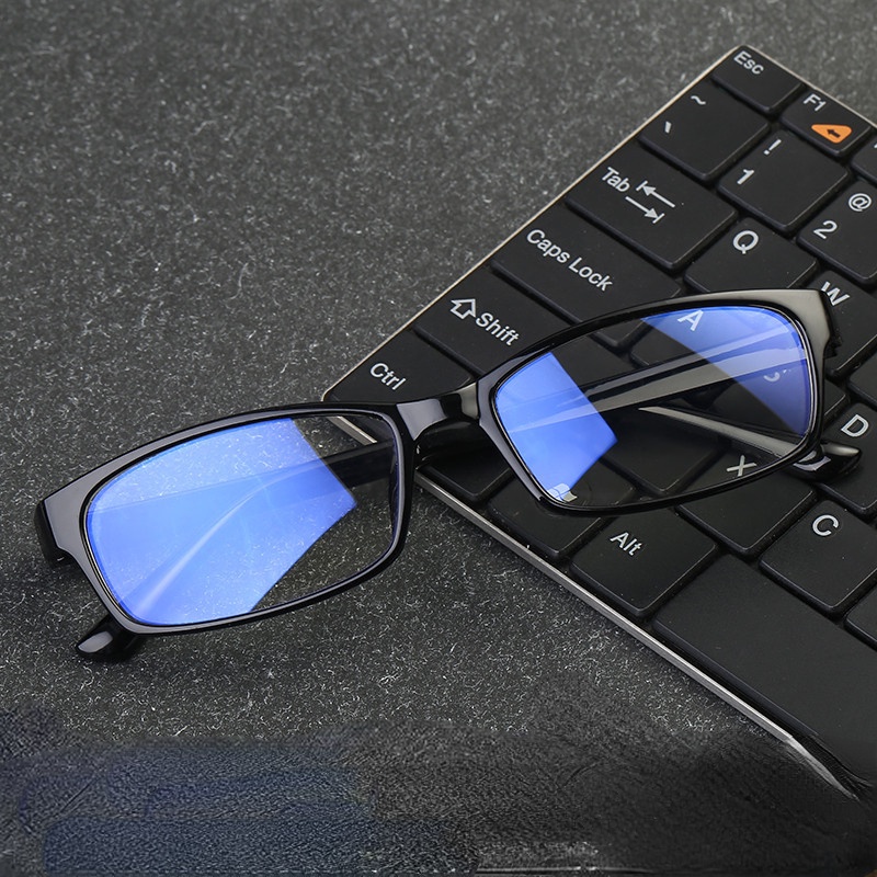 【0-600°】【Hàng Có Sẵn】Kính Cận Gọng Nhựa Chống Bức Xạ Ánh Sáng Xanh Dương Cho Nam Và Nữ