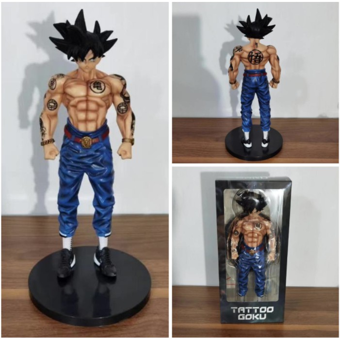 Mô hình Figure dragon ball hình xăm Goku đặc nặng 28cm