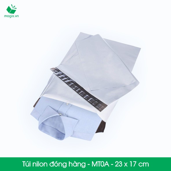 MT0A - 23x17 cm - 200 túi nilon 2 lớp đóng hàng thay thùng hộp carton