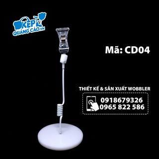 Chân đế để bàn, chân đế quảng cáo, wobbler để bàn, chân đế  Mica