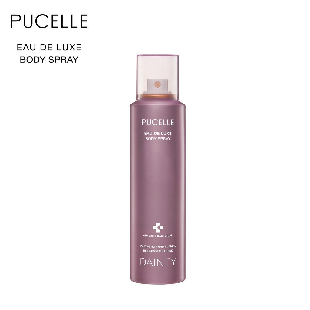 Nước hoa nữ quyến rũ PUCELLE Eau De Luxe Body Spray Dainty 150ml hương Hoa Cỏ và Trái Cây