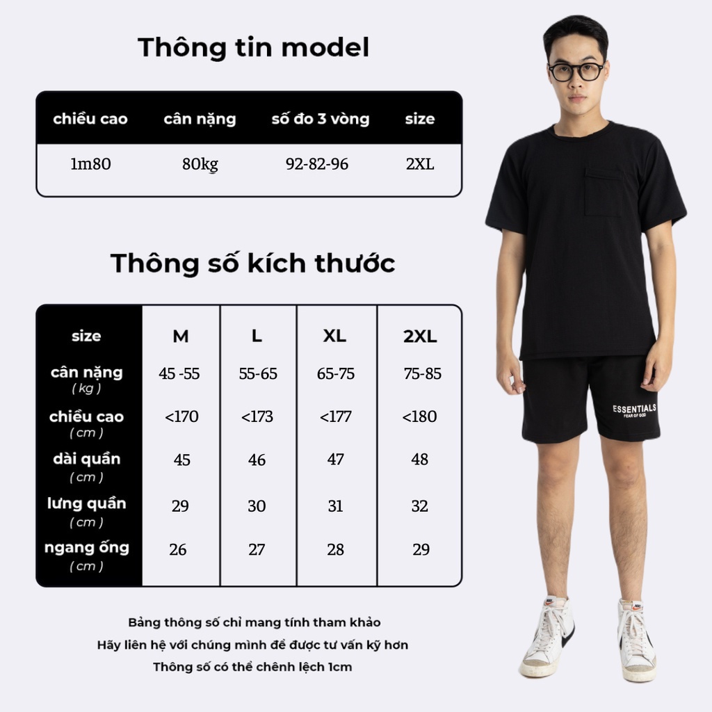 Quần Đùi Nam Unisex 1991 Official Store Quần short Basic chất liệu Da Cá Cotton xịn, thoải mái thoáng mát thời trang
