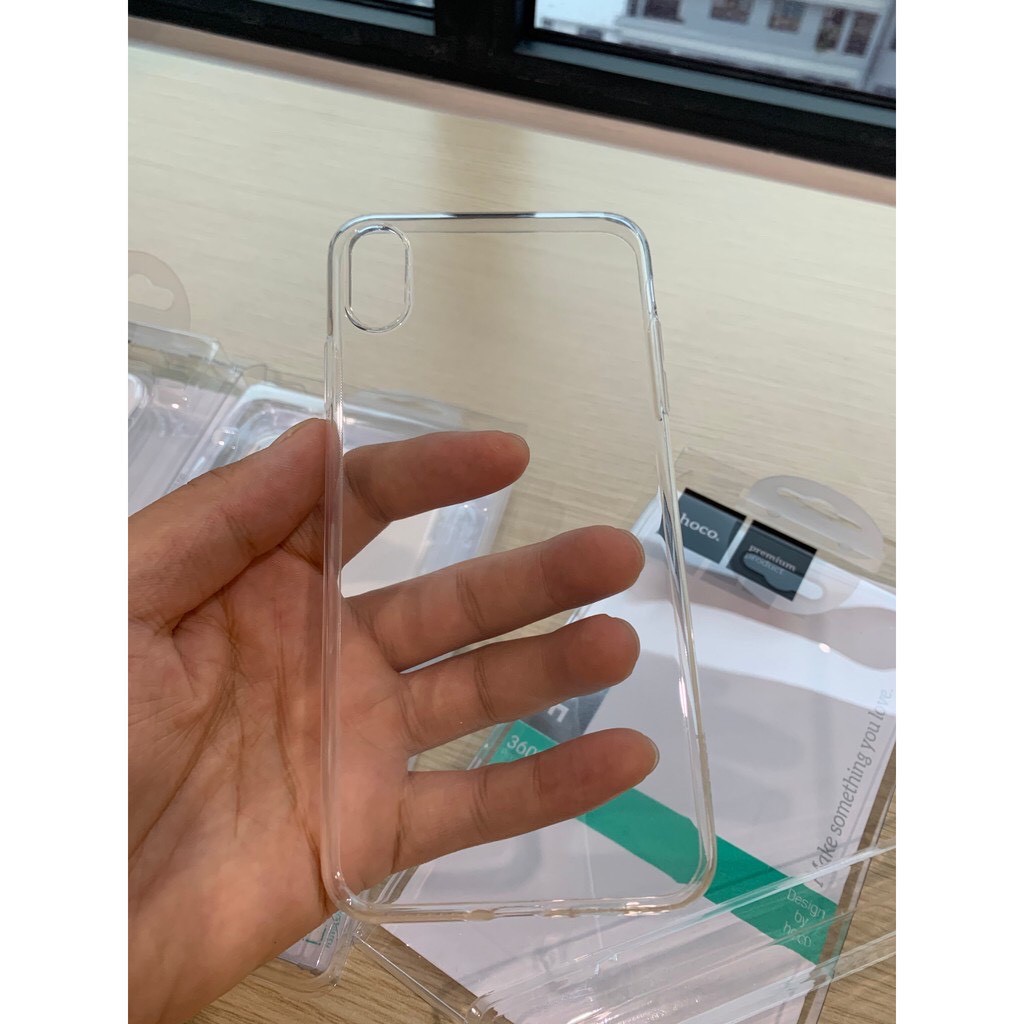 [TẤT CẢ CÁC ĐỜI IPHONE] Ốp Hoco Light Trong suốt cho Iphone - Ốp dẻo Hoco siêu mỏng