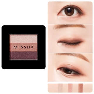 Phấn mắt 3 màu Missha